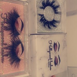 Variety of lashes and applicators